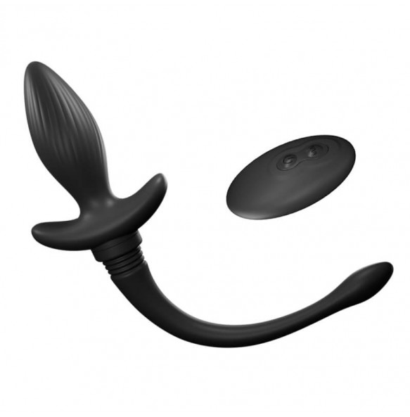 Yunman - Swinging Tail Anal Butt Plug (Wireless Remote - Chargeable)